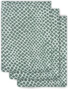 Jollein Washandjes hydrofiel Snake - ash green (3pack)