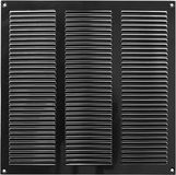 Ventilatierooster, Europlast Metalen rooster 300x300mm zwart – MR3030M - RAL9005