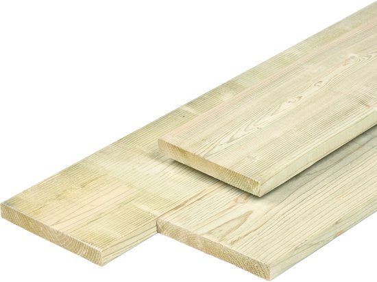 Merkloos 1.9x14.5x240cm glad geschaafd 4rh