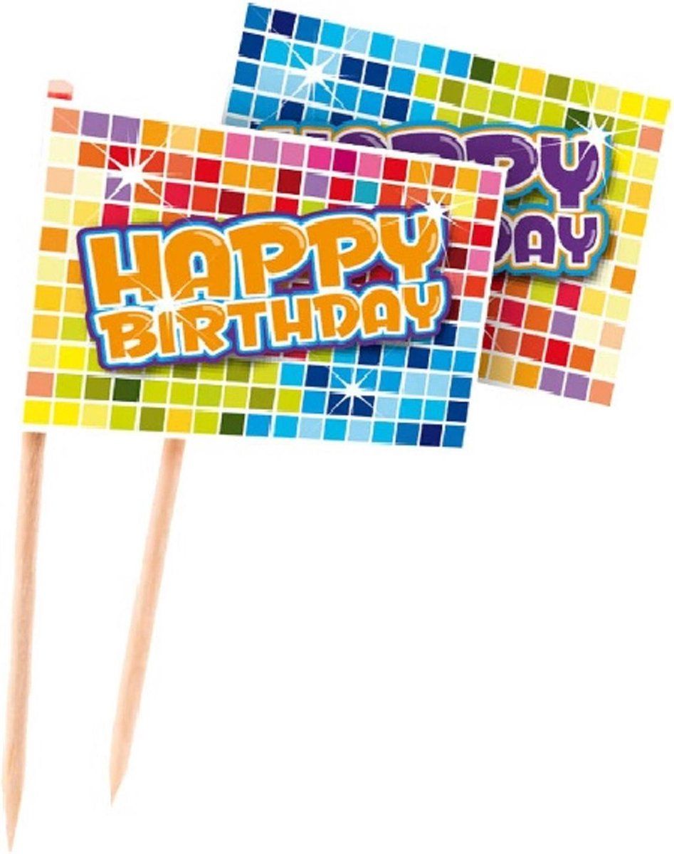 Folat Cocktail prikkers blocks - 8714572615518