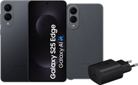 Samsung Galaxy S25 Edge 256GB Zwart 5G + Accessoirepakket