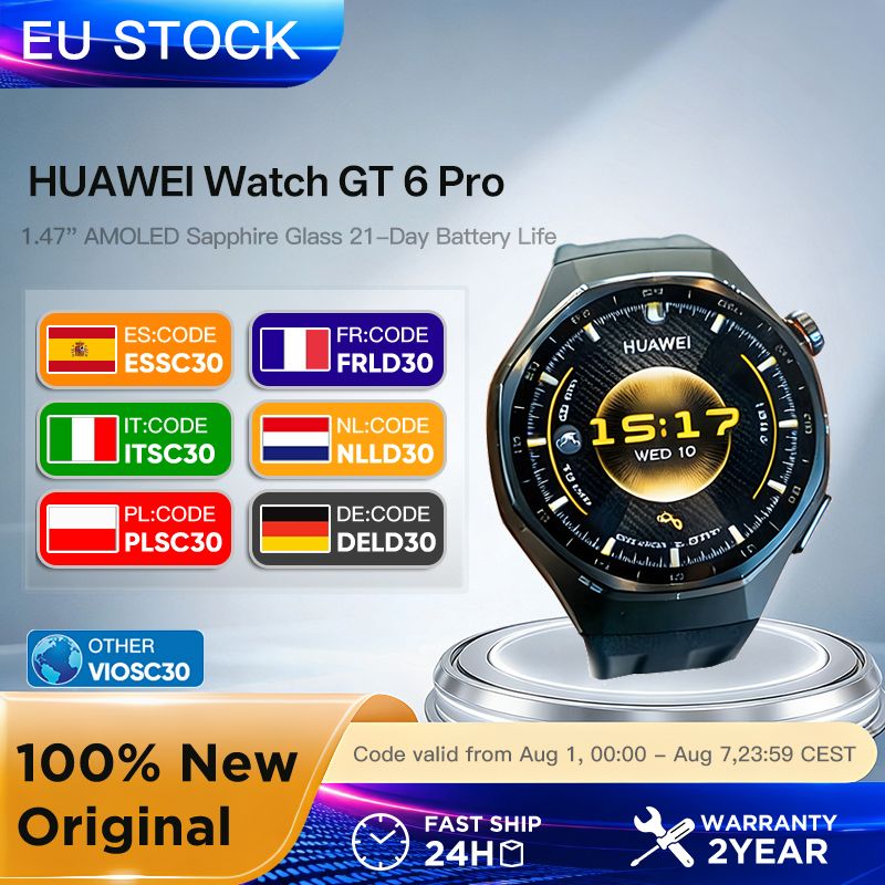 HUAWEI Watch GT 6 Pro 46mm GPS Smartwatch 1.47''