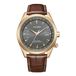 Citizen CB0273-11H Horloge - Leer - Bruin - Ø 42 mm