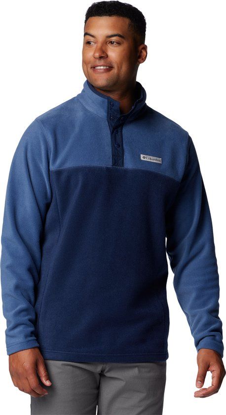 Columbia Steens Mountain™ Half Snap II Men's Outdoortrui - Collegiate Navy, Dark Mountain - L