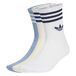 ADIDAS ORIGINALS Sokken '3-Stripes Crew 3 Pairs' marine / hemelsblauw / wit / wolwit