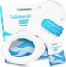 Comodo Couvercle de toilette avec mécanisme softclose & Quick release - Siège de toilette antibactérien en forme de O - Siège de toilette universel en duroplast - Couvercle de toilette incl. accessoires de montage