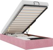 vidaXL Bedframe - Roze - Fluweel - 90x200 cm - Zonder Matras