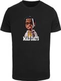 Mister Tee Mad Days Sketch Heren T-shirt Zwart M