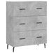 vidaXL Dressoir - 69,5x34x90 cm - Bewerkt Hout - Betongrijs