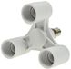 Meervoudige E14 3-voudige fittingadapter voor fotostudio, softbox, lampenkap