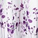 Differnz Douchegordijn Folia - 180 x 200 cm - Verzwaard - 100% Polyester - Wit/Violet