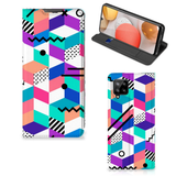 B2Ctelecom Samsung Galaxy A42 Stand Case Blokken Kleurrijk