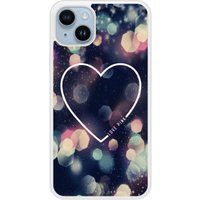 Apple Bedrukt siliconen hoesje compatibel met iPhone 14 Plus Coeur Love