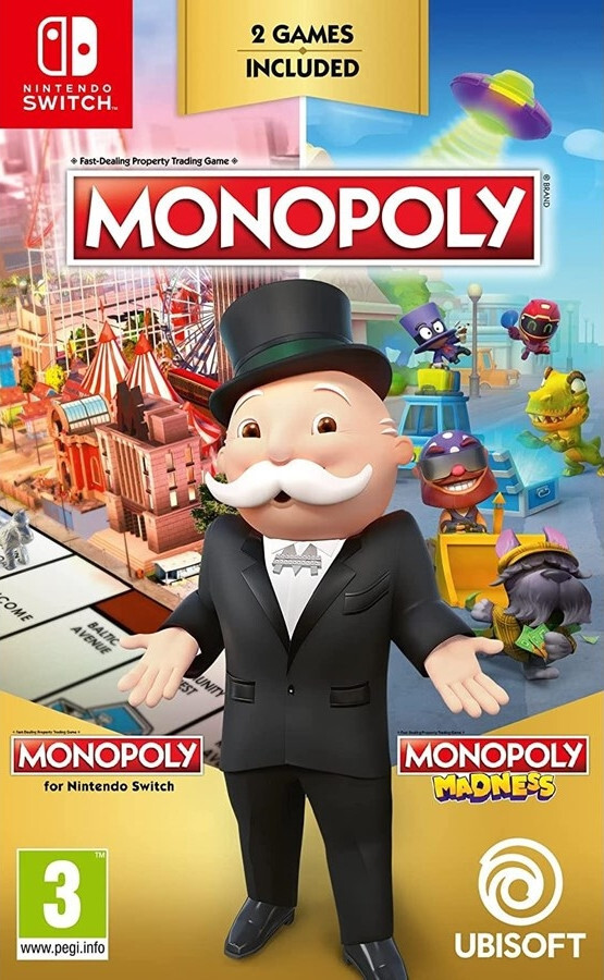 Ubisoft monopoly + monopoly madness Nintendo Switch