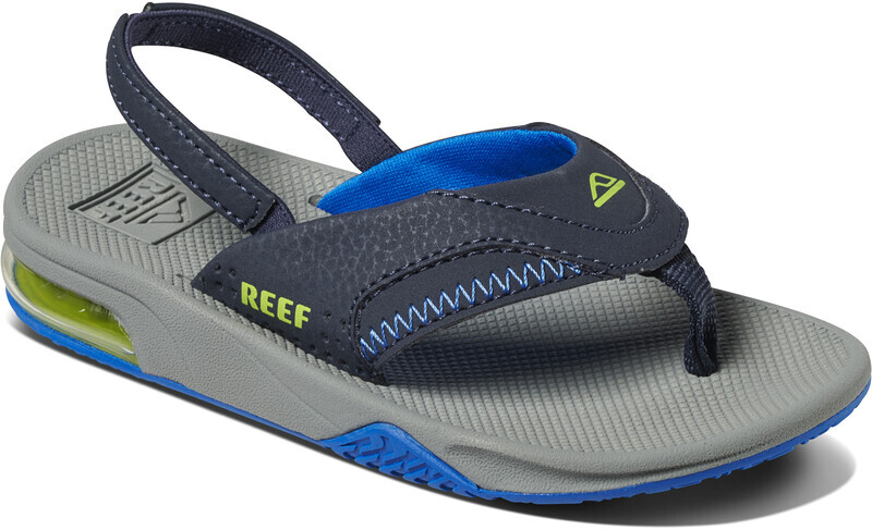 Reef Little Fanning Sandals Boys, navy/lime