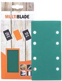 Multiblade Multiblade MB185 schuurpapier 185x93mm korrel 80 (10 vellen)