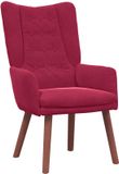 vidaXL Fauteuil Wijnrood Fluweel 63 x 67 x 94 cm