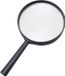 Rubies Detective vergrootglas - Zwart - Kunststof - 18 cm
