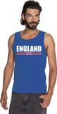 Bellatio Decorations Shoppartners Bv Blauw Groot Brittannie supporter mouwloos shirt heren - Engeland singlet shirt/ tanktop XL