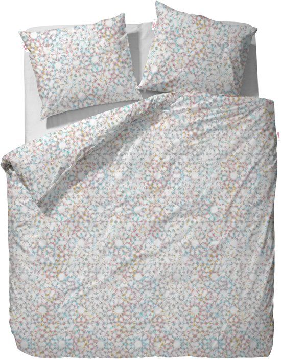 Esprit Caleido Flower Dekbedovertrek 200 x 200 cm - Satijn - Multi