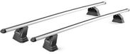 GREEN VALLEY Set de 2 barres de toit Easy One N° 16, aluminium, avec point de fixation fixe, adapté pour un poids maximum de 75 kg