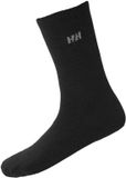 Helly Hansen Everyday Wool Lange Sokken 2 Paren Zwart EU 39-41