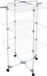 Gimi Étalage à linge pliable avec roulettes 153580 Modular 3 Argent Acier (30 m)