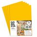 m-office EVA-rubber voor knutselwerk, gekleurd schuim voor creatieve projecten, ideaal voor kunst en handwerk, school, werk of kunst, 40 x 60 cm (geel, 5 stuks)