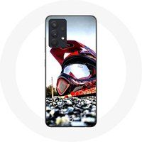 Maniacase Case voor Samsung Galaxy A13 4G / A13 4G Lite MotoCross Helm