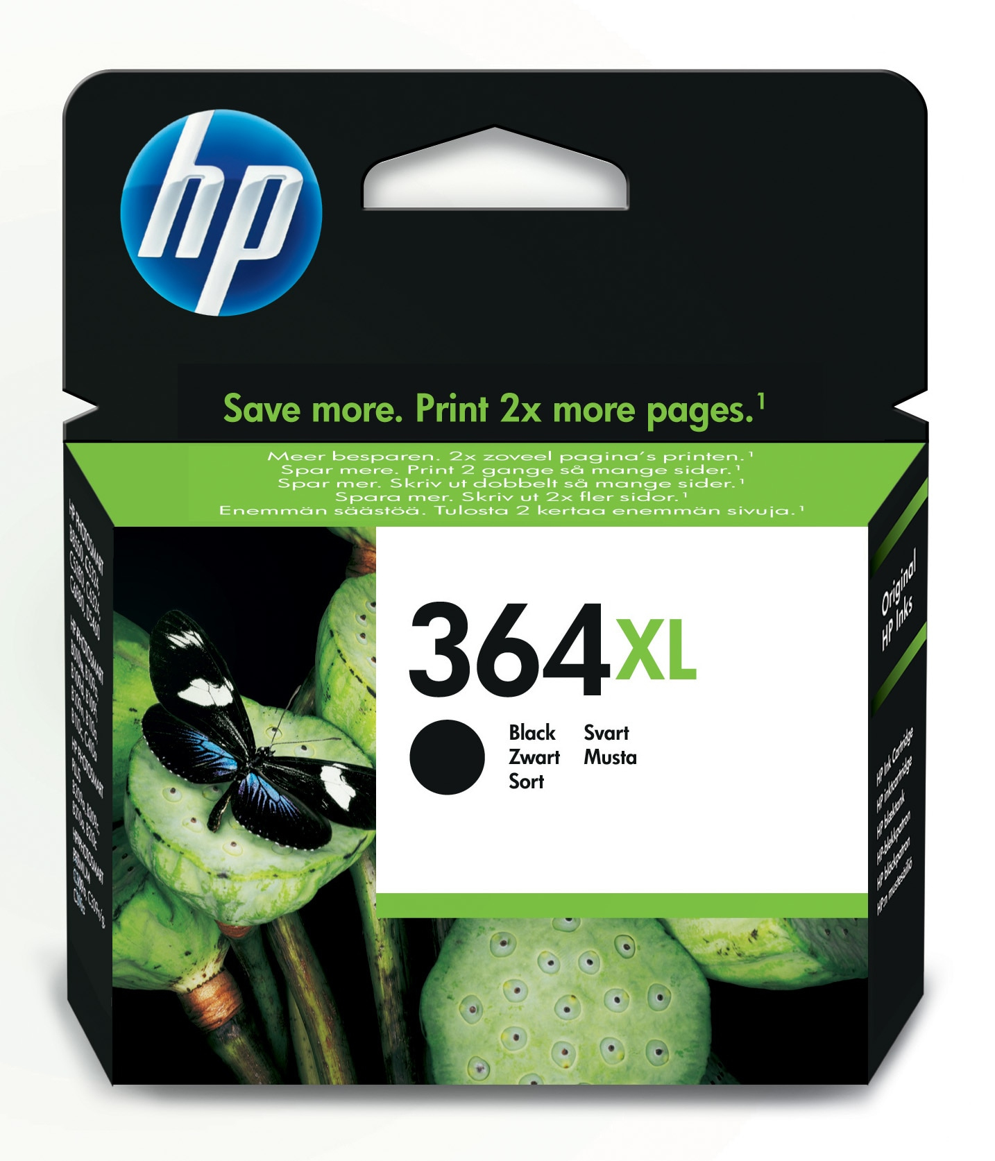 HP 364XL originele high-capacity zwarte inktcartridge