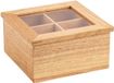 Olympia Mini Theedoos met Deksel Hout Kunststof