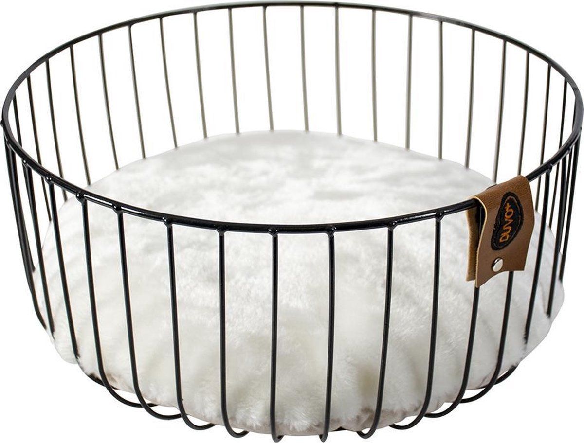 Duvo+ Kattenmand Caviar - Zwart - 35x35x17cm