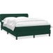 Maison Exclusive - Sommier à lattes de lit et matelas vert foncé 160x220cm velours
