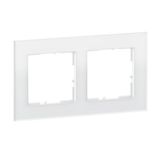 Legrand 766102 White Glass Blank Plate