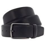Vanzetti Leren Riem 35mm Leather Belt W105 Black Zwart