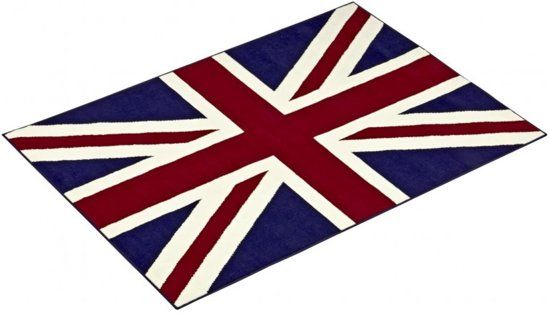 Hanse Home Vloerkleed Union - 160x225cm - Blauw/Rood