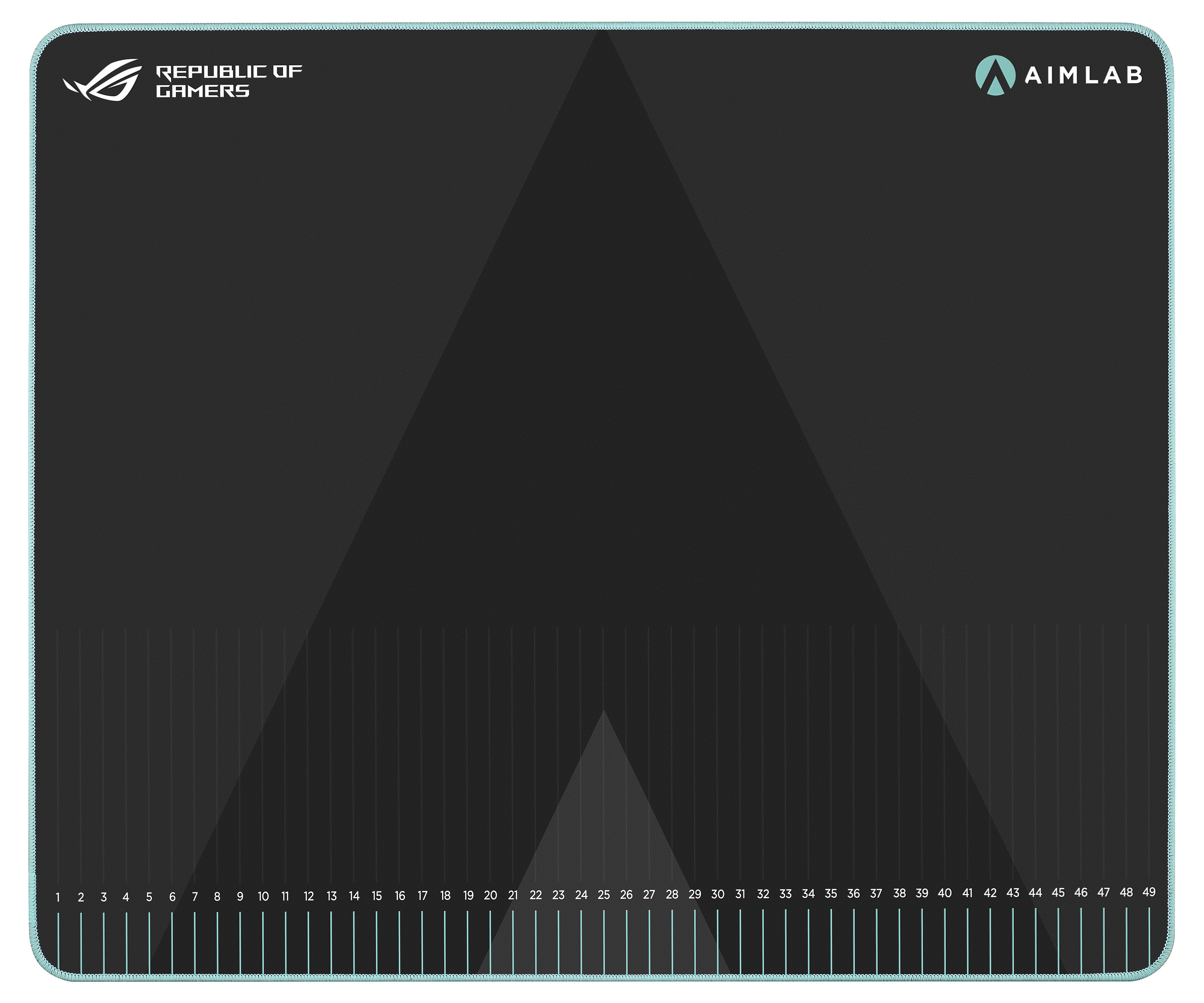 ASUS ROG Hone Ace Aim Lab Edition Game-muismat Zwart - Zwart - L