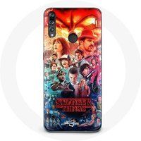 Manicase Hoesje voor Huawei P30 Lite Stranger Things Teaser Seizoen 4 Poster Karakters Art