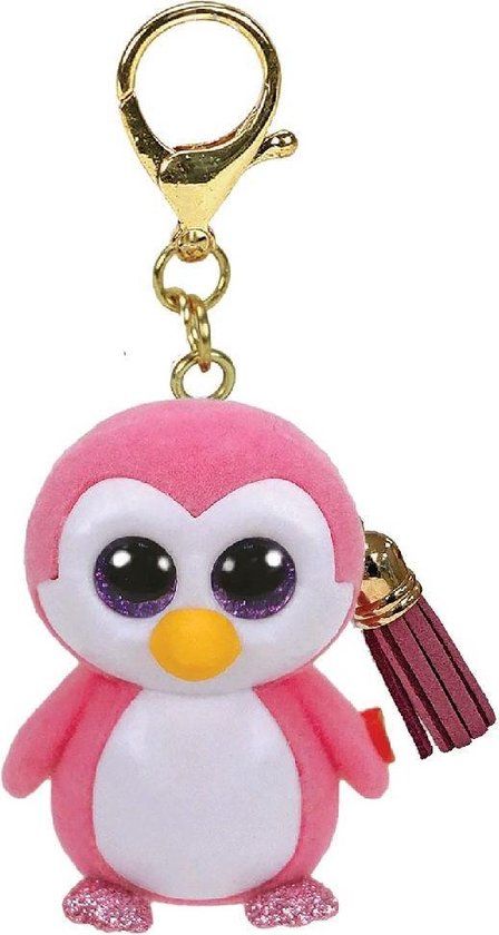TY Mini Boo's Clip Glider Penguin 9cm - Pluche - Roze