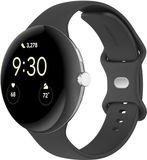 imoshion Siliconen⁺ bandje - Geschikt voor Google Pixel Watch 3 / 4 (45 mm) - Maat S - Zwart