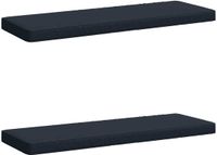 vidaXL - Ensemble de coussins de canapé 2 pièces VUGHT - Bleu foncé