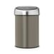 Brabantia Touch Bin - 3 liter - Platinum