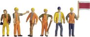 Noch 15277 H0 Spoorwegarbeiders figuren Geverfd, Staand