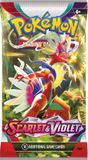 Asmodee Pokemon Boosterpack - Scarlet & Violet - 1 pakje 10 kaarten - TCG - Engels