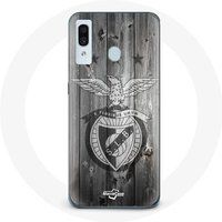 Maniacase Hoesje Samsung Galaxy A20 slb benfica grijs