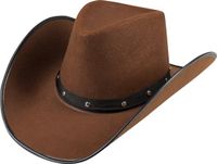 Boland Hoed cowboy Wichita bruin - 59 cm