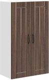vidaXL Wandkast LUCCA Bruin Eiken 60 x 31 x 100 cm Bewerkt Hout