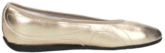 PUMA Catch Soleil Metallic Whisper Ballerina's - Gold - Women's Size 39