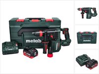 Metabo KH 18 LTX BL 28 Q accu-boorhamer 18 V 3 J SDS plus Brushless + 1x accu 10,0 Ah + oplader + metaBOX