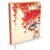 Peter Pauper Oversize notitieboek - Bird and Red Ivy - 18x23 cm